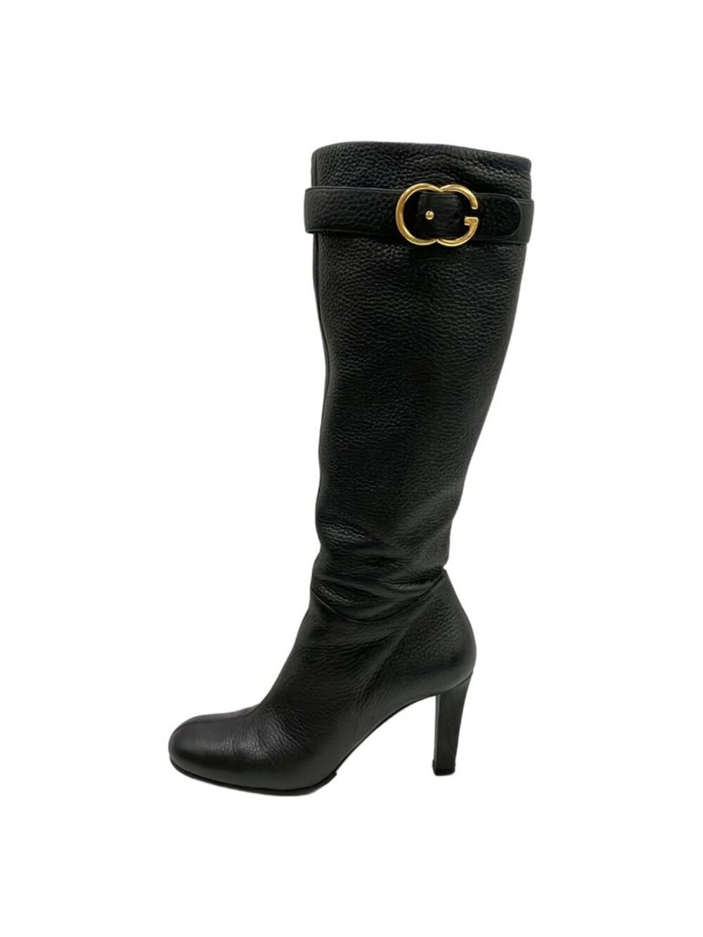 Gucci Boots Black Leather
